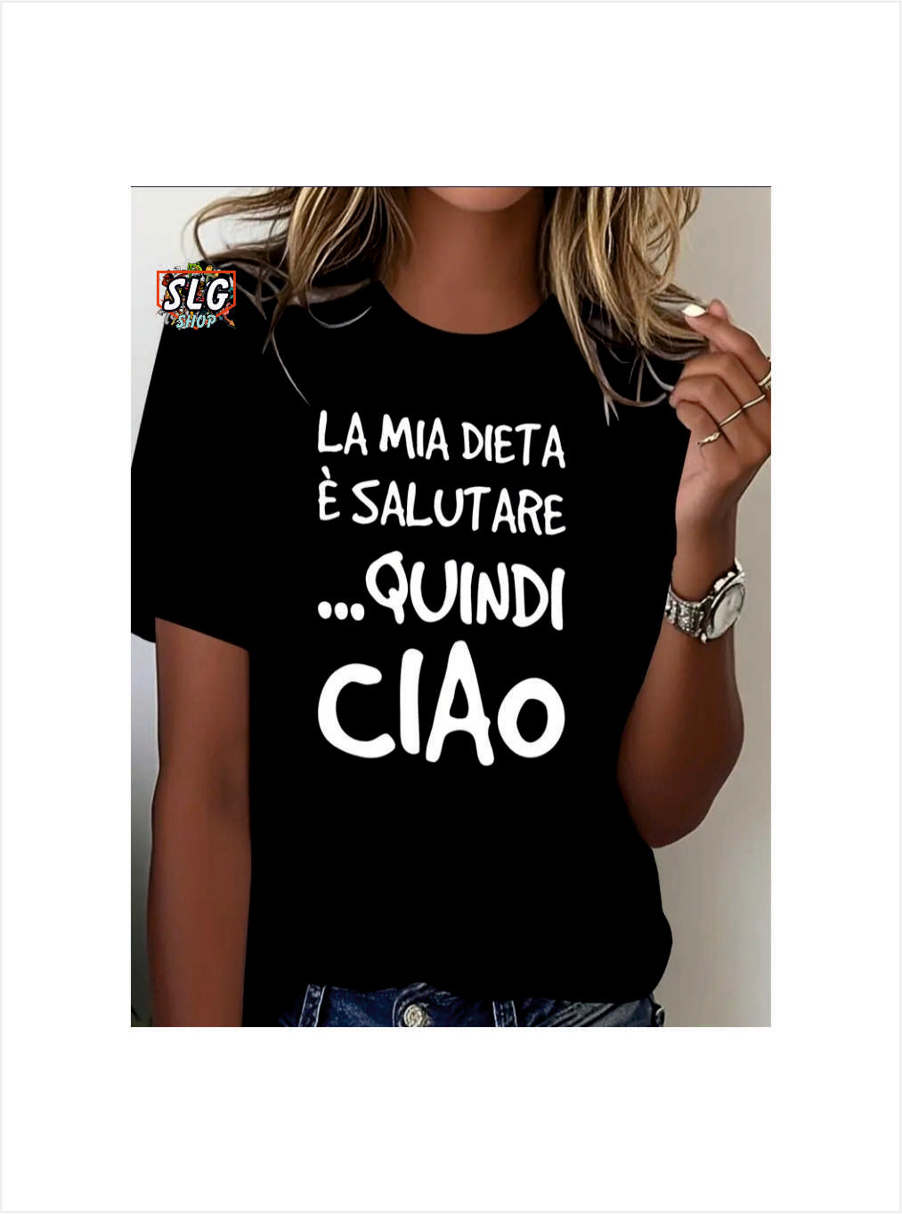 T-SHIRT LA MIA DIETA è SALUTARE