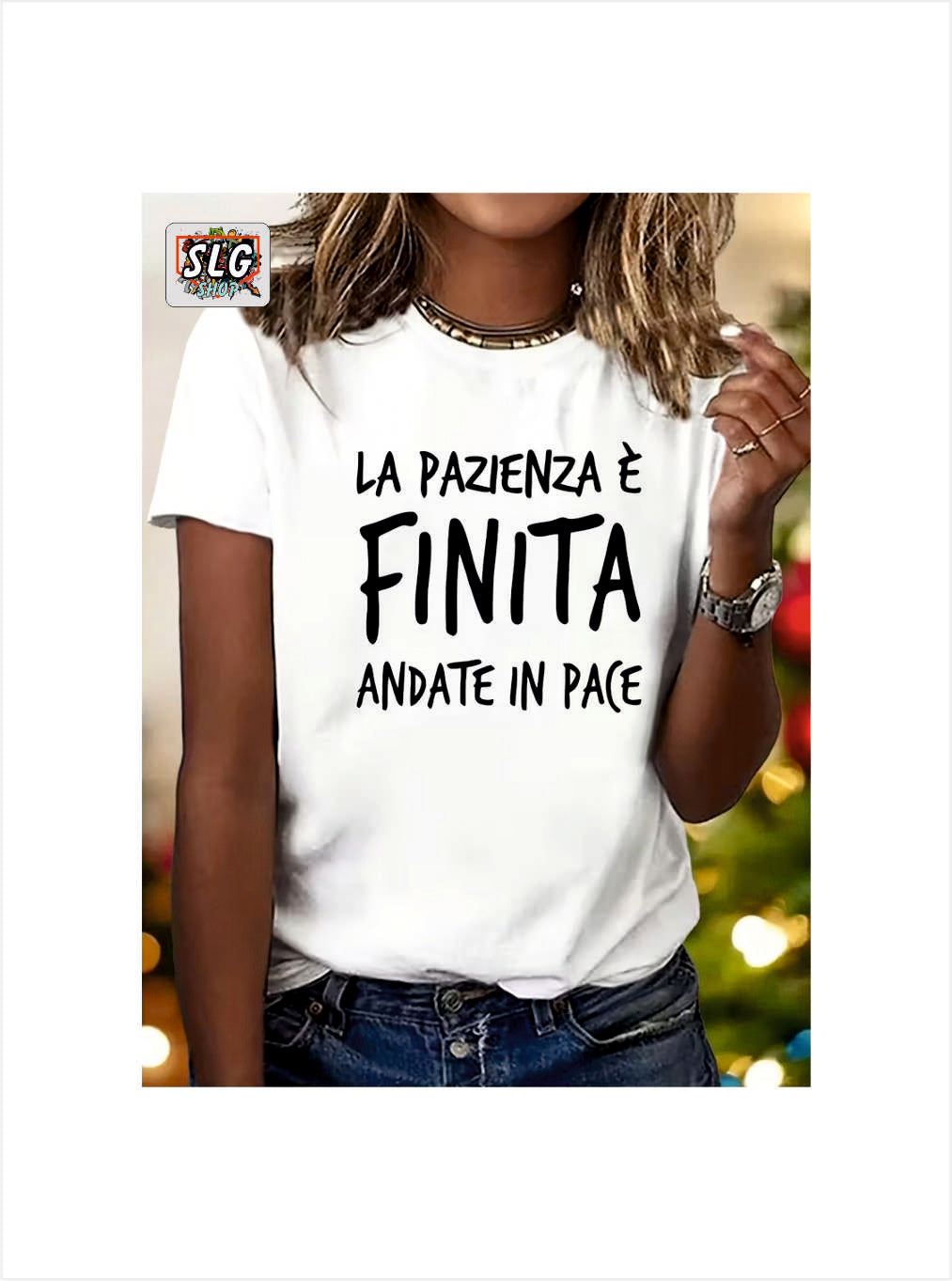 T-SHIRT LA PAZIENZA E FINITA