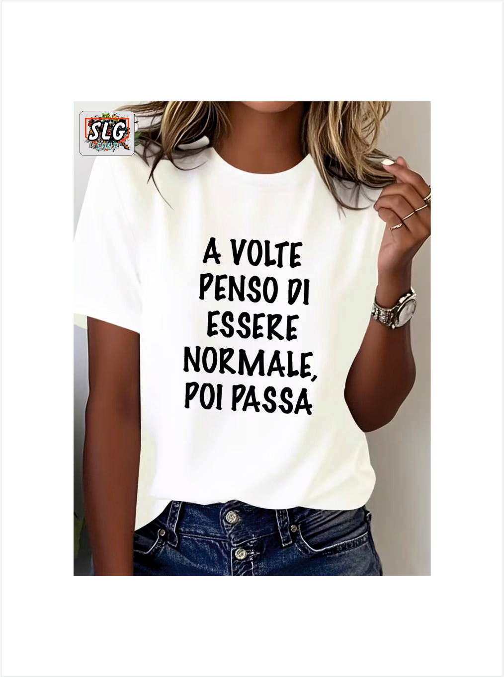 T-SHIRT AVVOLTE PENSO DI ESSERE NORMALE