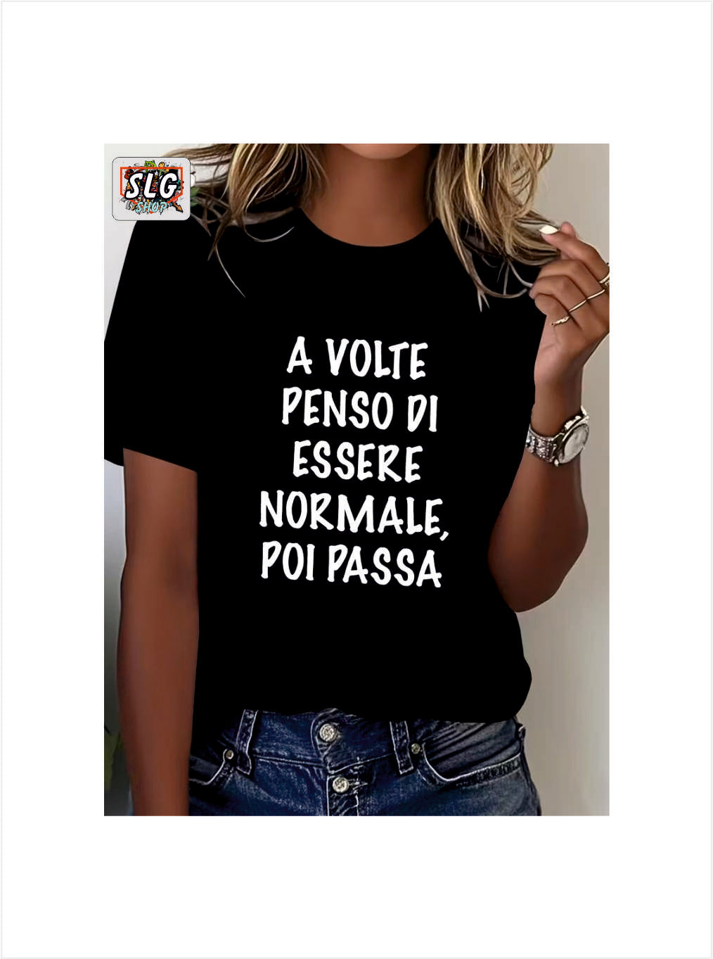 T-SHIRT AVVOLTE PENSO DI ESSERE NORMALE