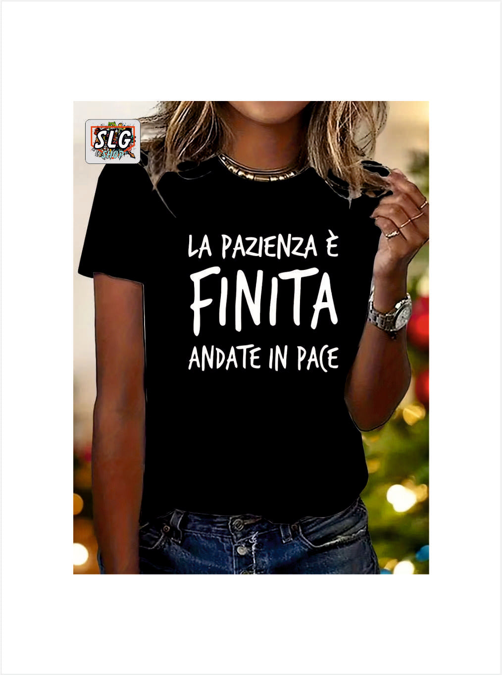 T-SHIRT LA PAZIENZA E FINITA