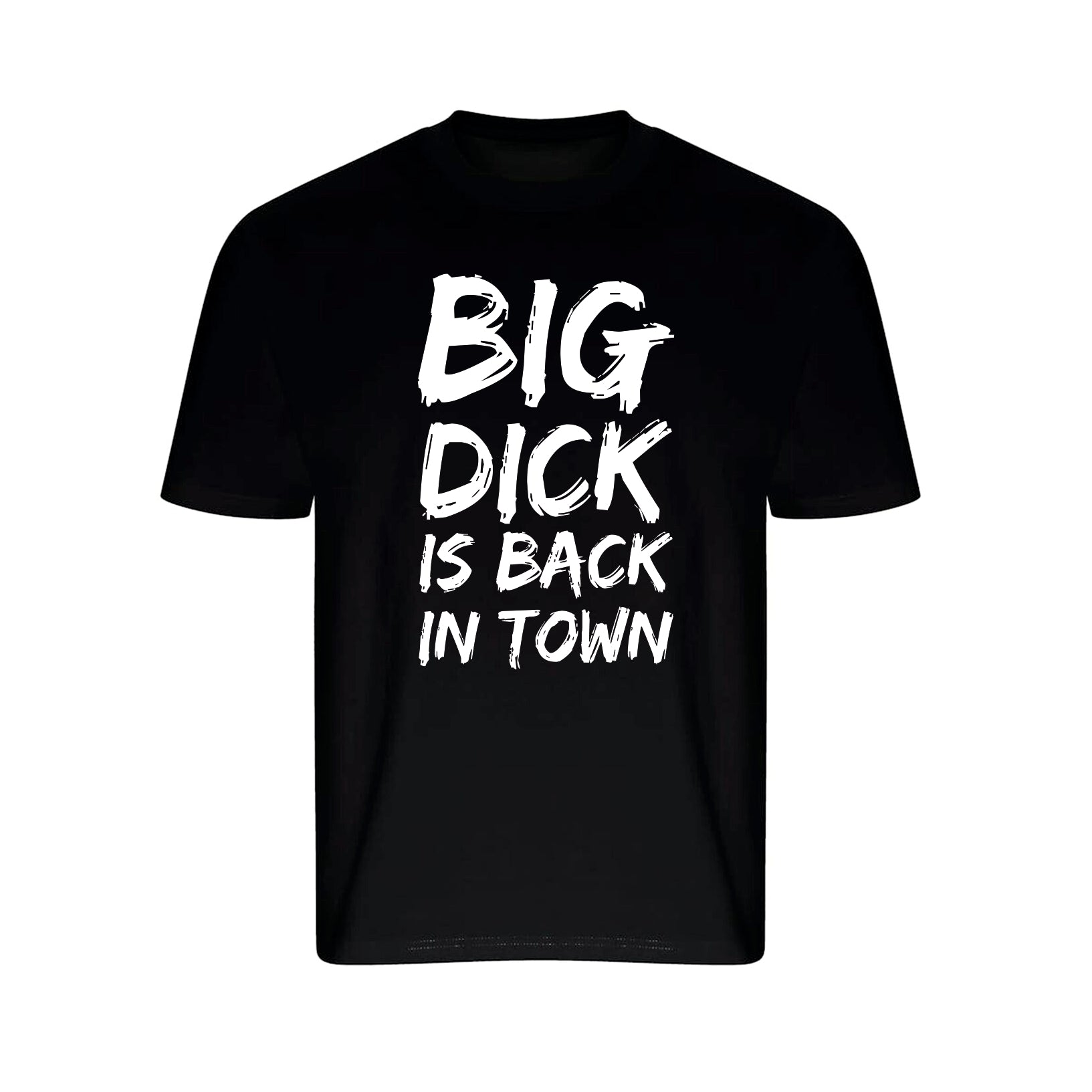 BIG DICK IS BACK IN TOWN T-SHIRT