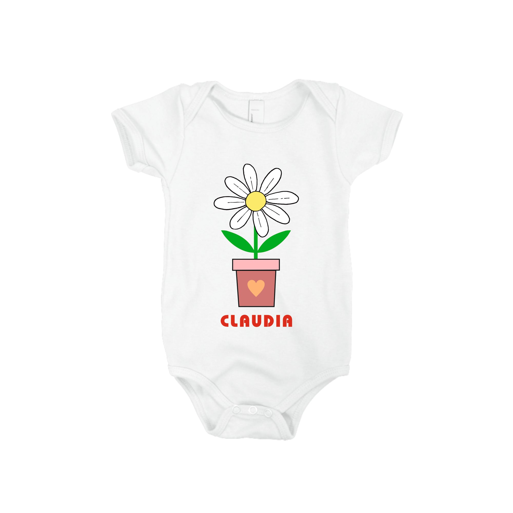 MOM T-SHIRT AND BABY BODYSUIT WITH NAME