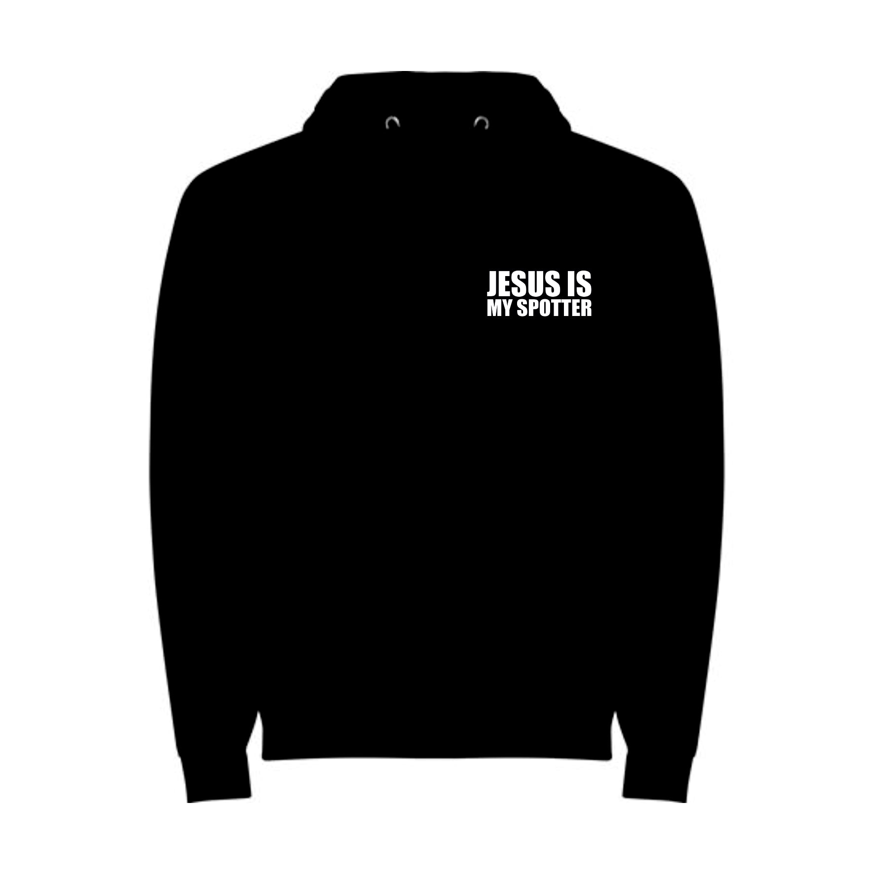 BODYBUILDER JESUS MY SPOTTER SWEATSHIRT