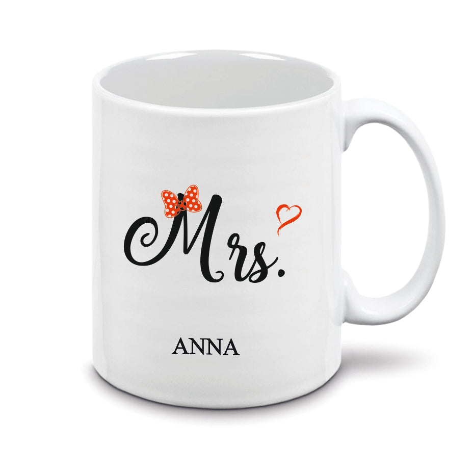 MRS and MR MUG WITH NAME