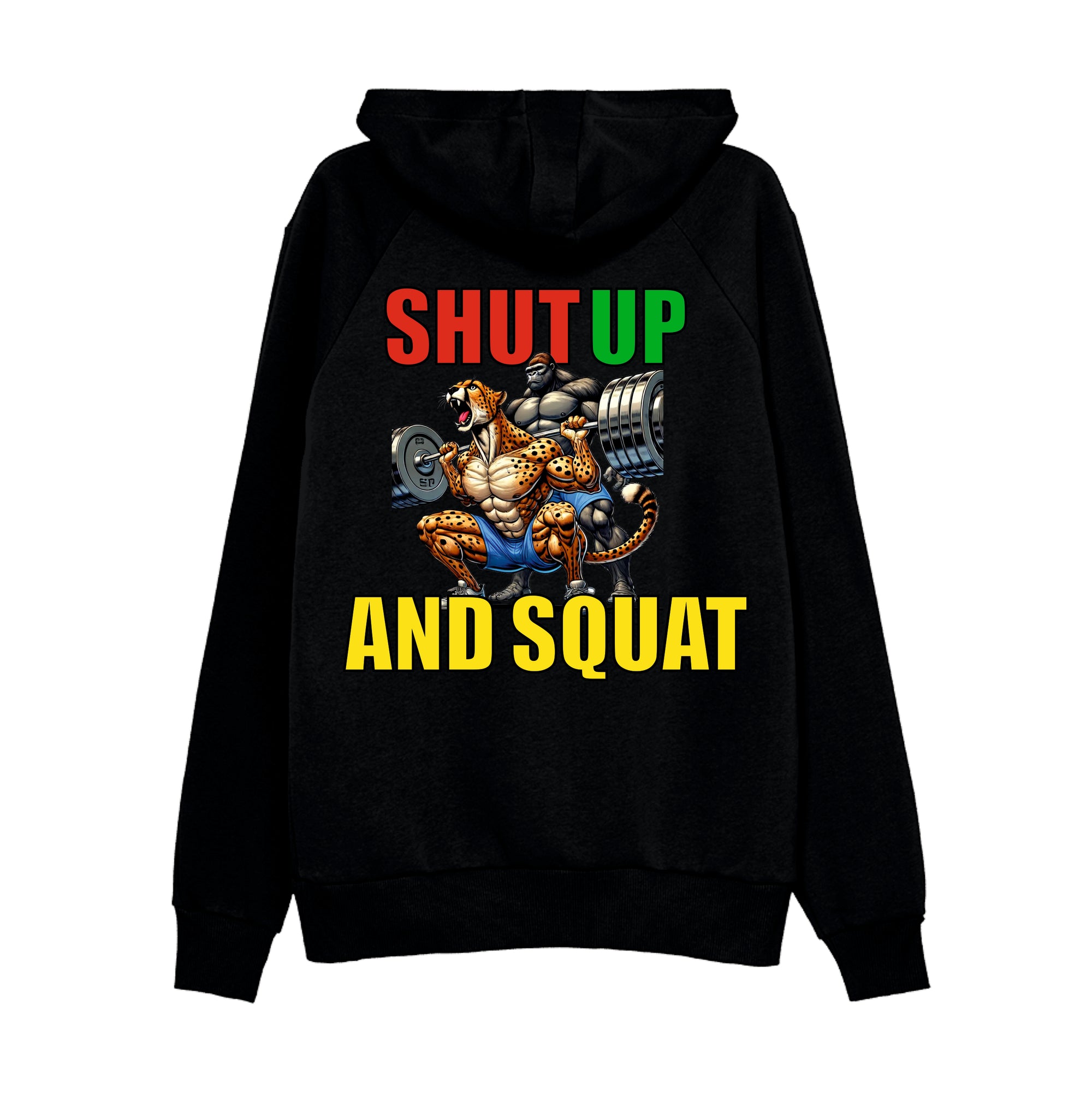BODYBUILDER TIGER SQUAT SWEATSHIRT