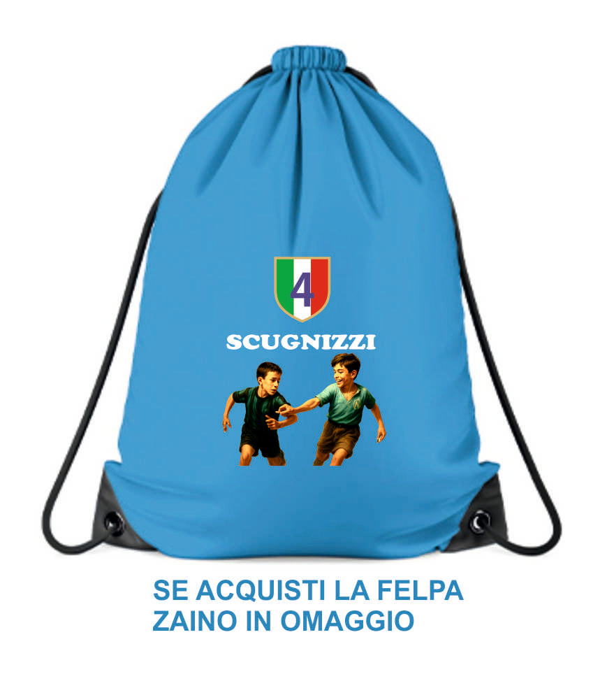 FELPA SCUGNIZZI (ZAINO OMAGGIO)