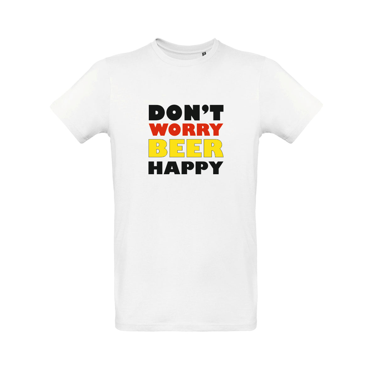 T-SHIRT DON'T WORRY BEER HAPPY