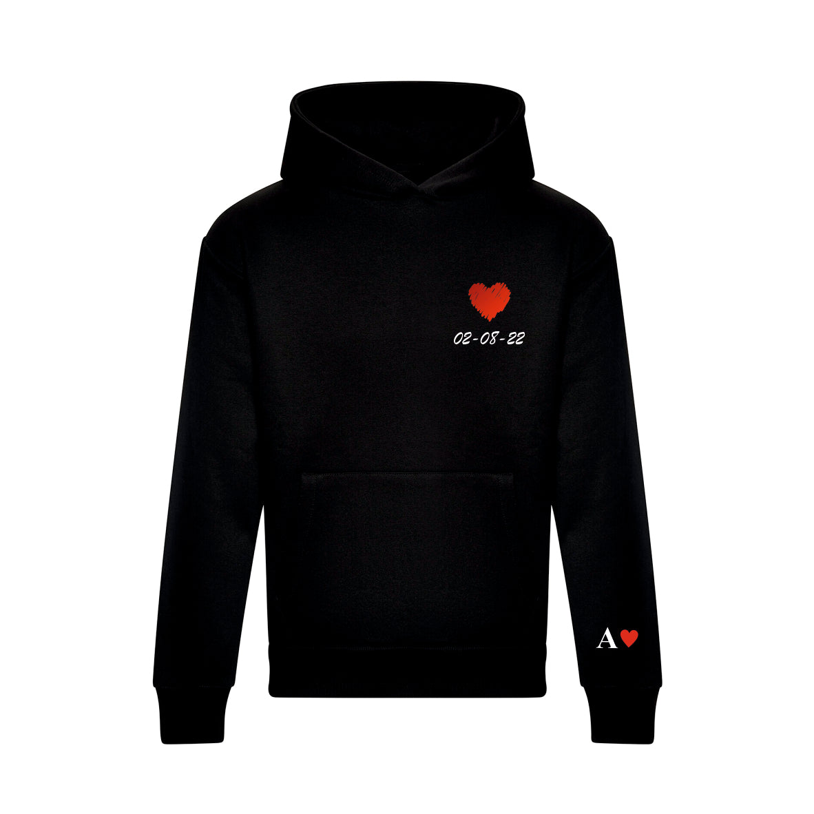 CUSTOM DATE AND INITIAL SWEATSHIRT