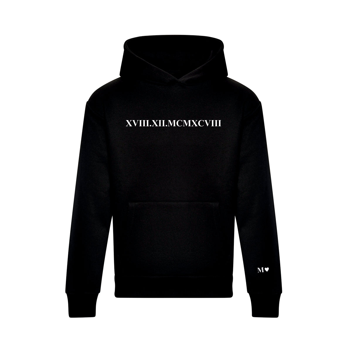 CUSTOM DATE AND INITIAL SWEATSHIRT