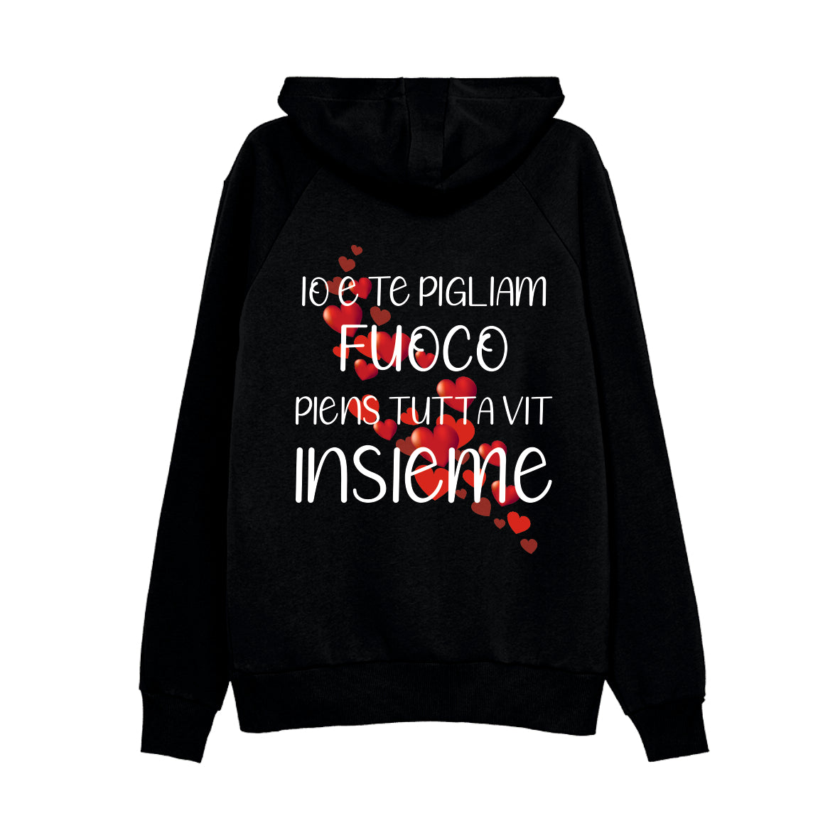 SWEATSHIRT YOU AND ME LET'S CATCH FIRE