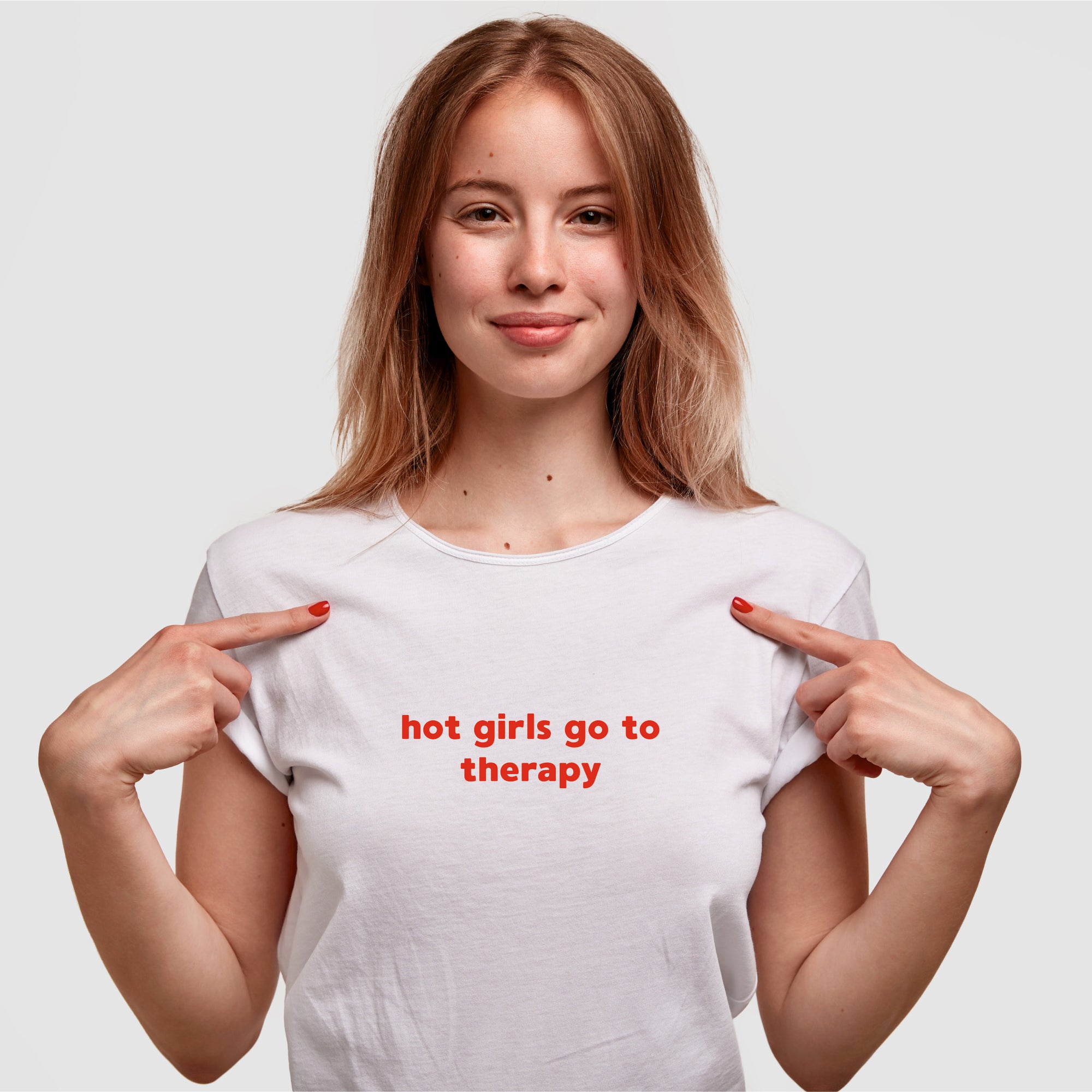 HOT GIRLS GO TO THERAPY T-SHIRT