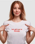 HOT GIRLS GO TO THERAPY T-SHIRT