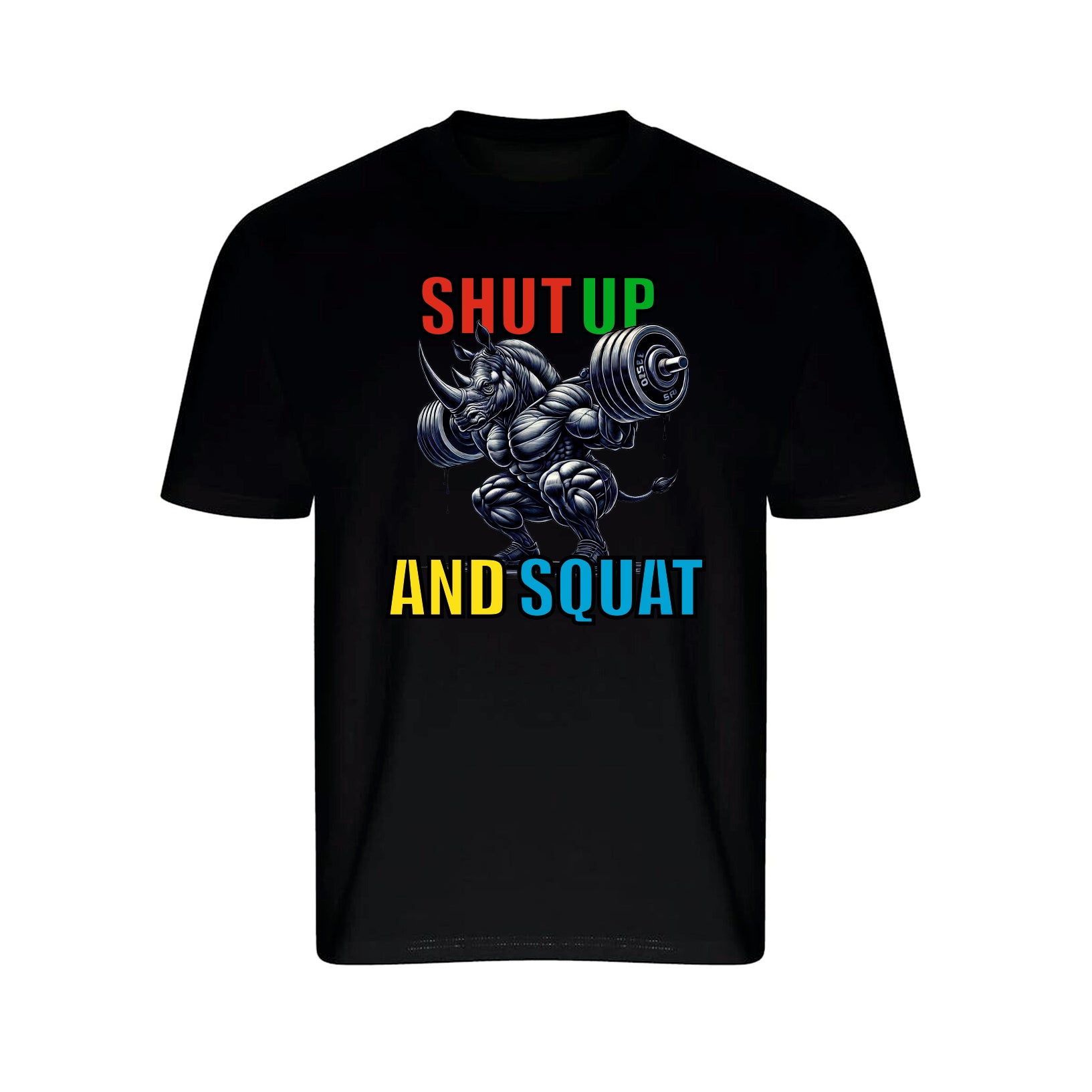 BODYBUILDING RHINO SQUAT T-SHIRT