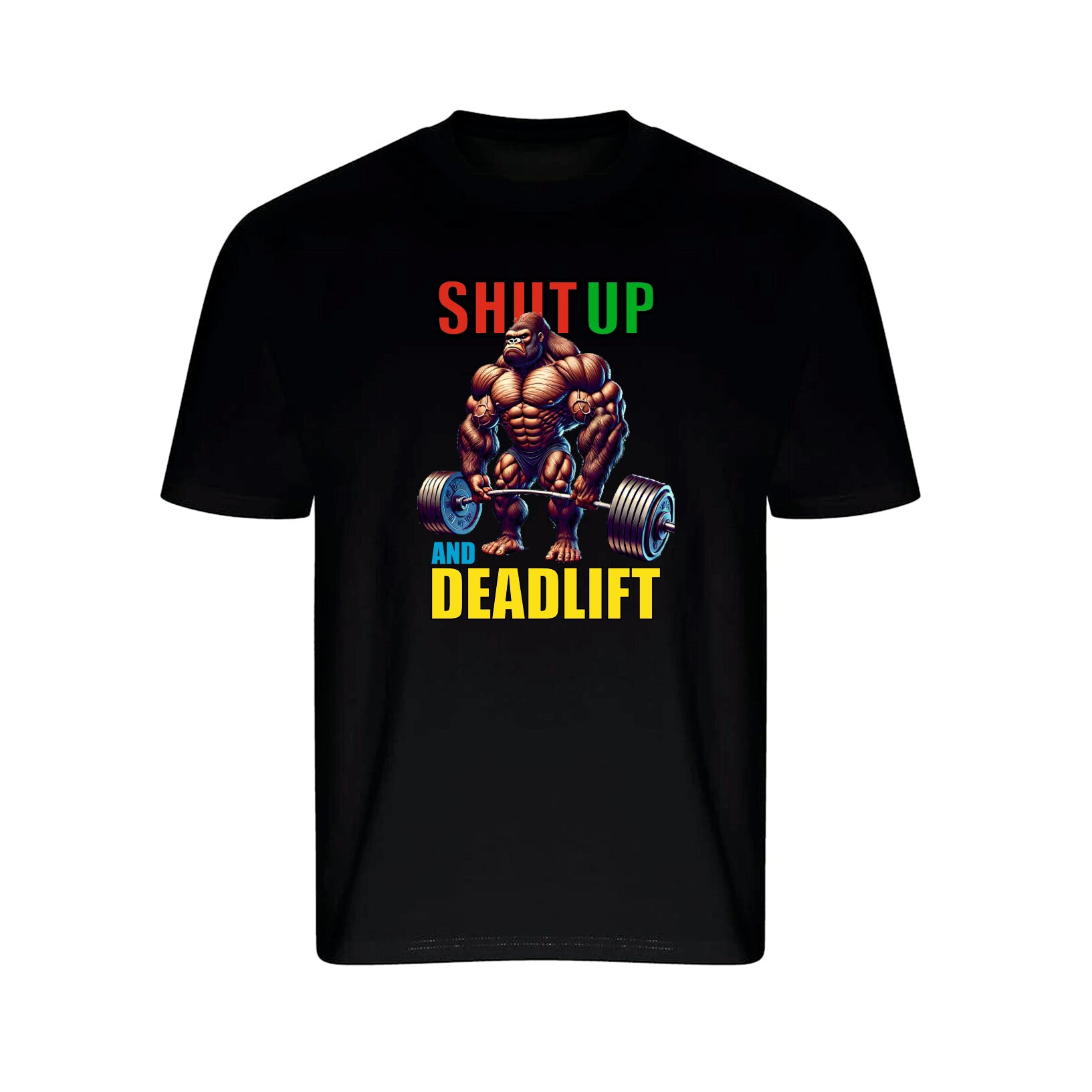 BODYBUILDING GORILLA DEADLIFT T-SHIRT