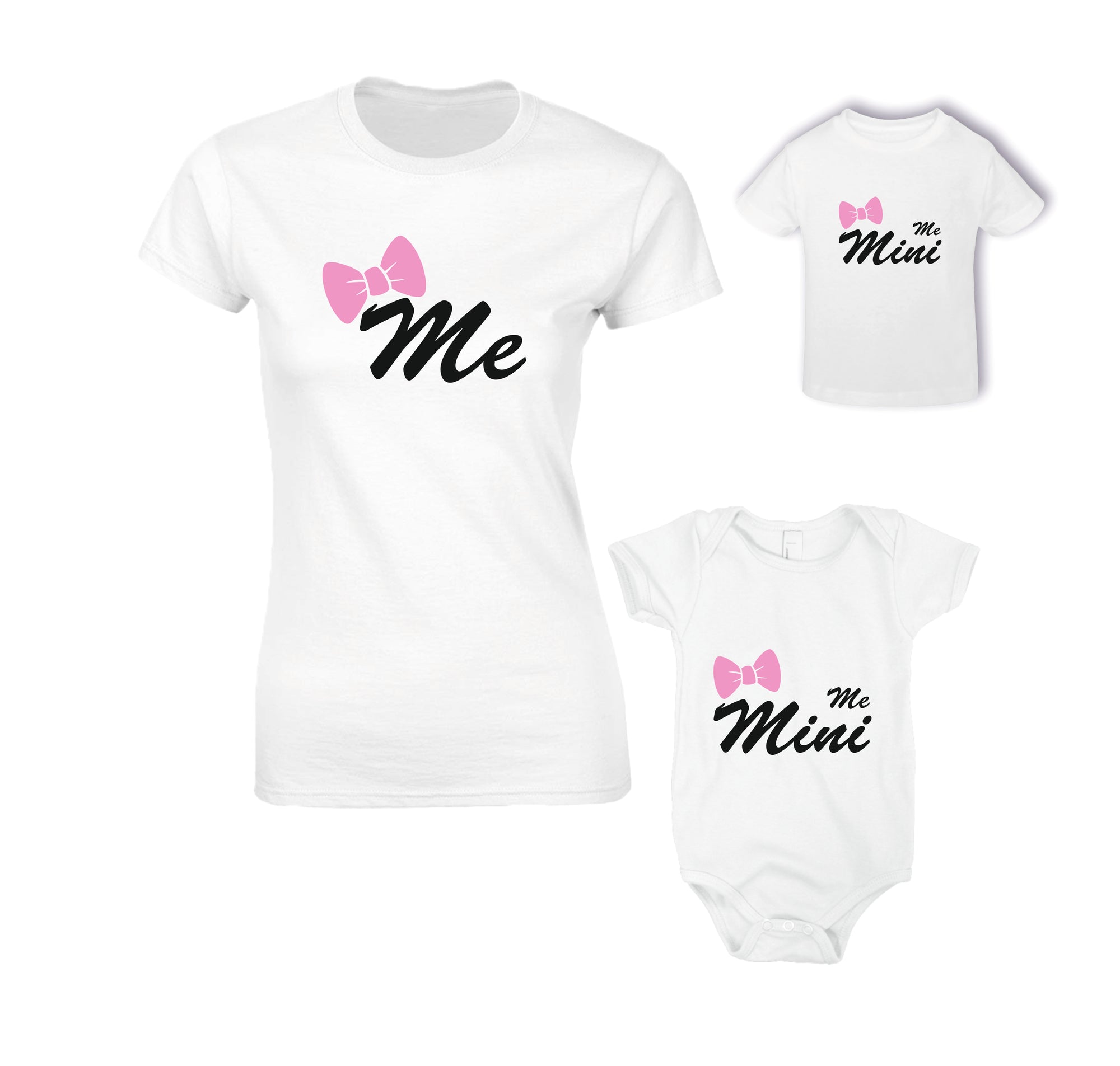 T-SHIRTS AND BODYSUIT ME, MINI ME