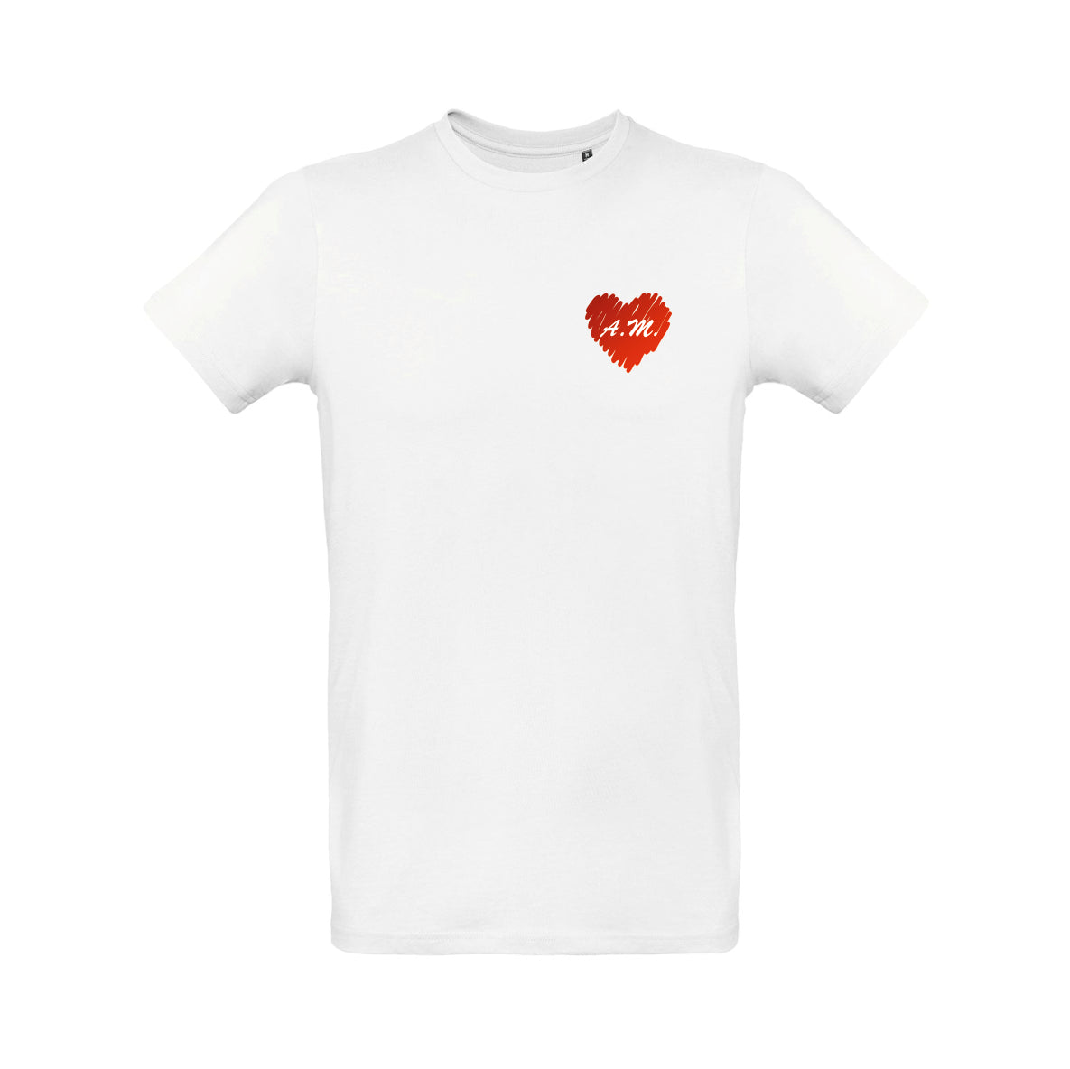 CUSTOM T-SHIRT WITH PHOTO, DATE AND INITIALS