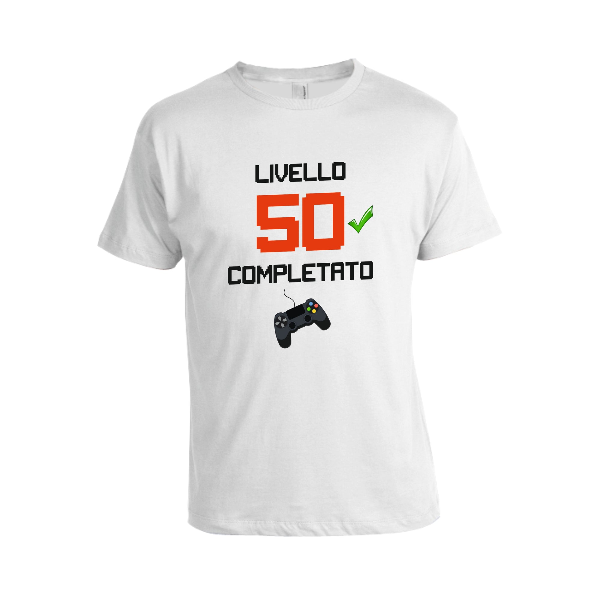 LEVEL COMPLETED T-SHIRT WITH CUSTOMIZABLE AGE