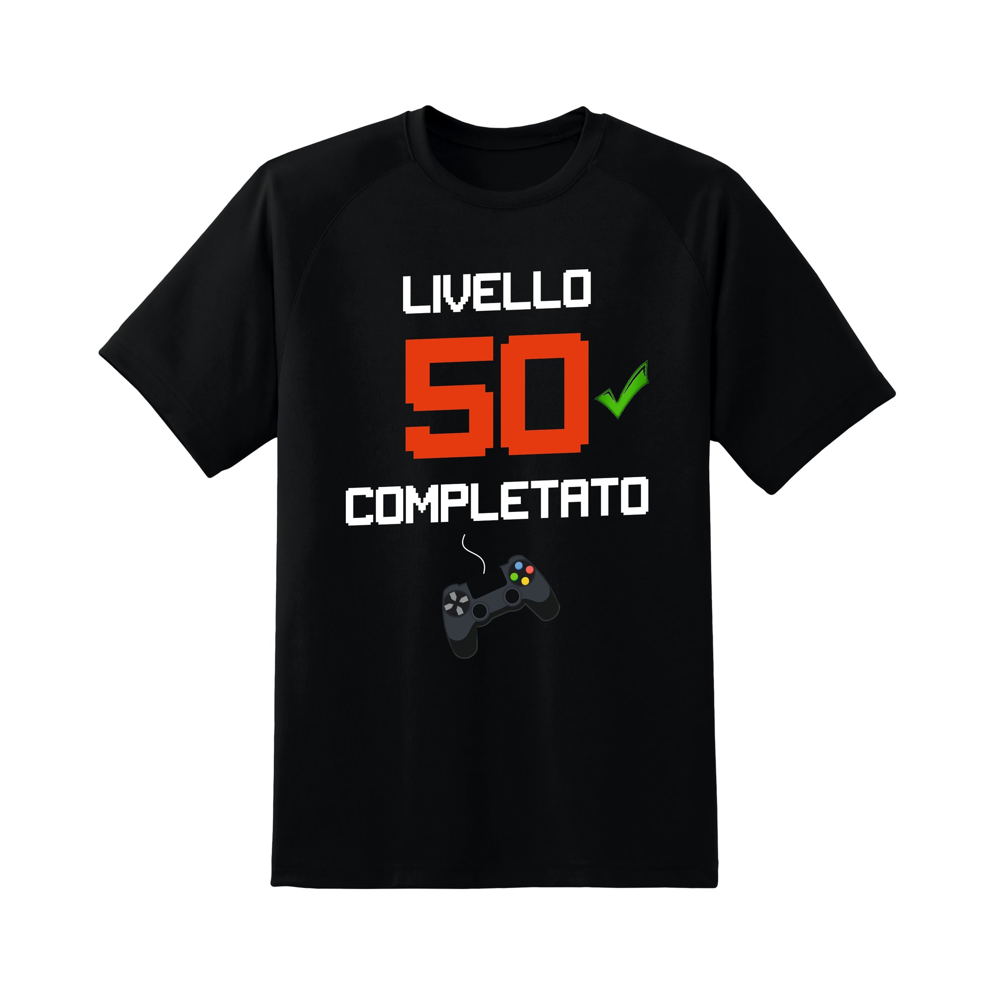 LEVEL COMPLETED T-SHIRT WITH CUSTOMIZABLE AGE