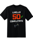 LEVEL COMPLETED T-SHIRT WITH CUSTOMIZABLE AGE