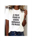 T-SHIRT AVVOLTE PENSO DI ESSERE NORMALE